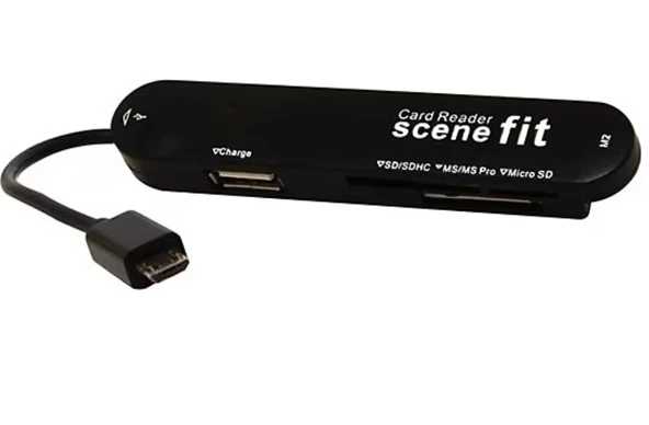 S-LINK SMG-420 Usb USB Micro 5P to USB Hub + Kart Okuyucu ürün görseli 1