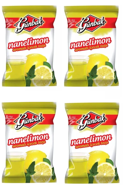 Günbak Nane Limon Aromalı Içecek Tozu 250 Gr x 4 Adet ürün görseli 1