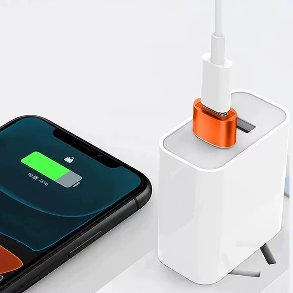 AC-58 Type-C to USB-A OTG Adaptör - Resim 2
