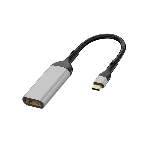 QG07 8K 60 Hz Görüntü Kalitesi Type-C to Display Port Dönüştürücü 15cm ürün görseli 1