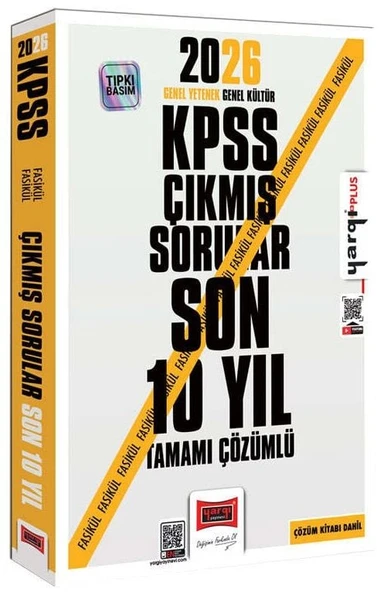 Yargı 2026 KPSS Genel Yetenek Genel Kültür Çıkmış Sorular Son 10 Yıl Fasikül Çözümlü Yargı Yayınları ürün görseli 1