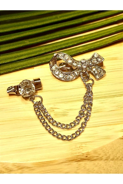 Monalisa Home Lüks Gösterişli Metal Yaka İğnesi ürün görseli 1