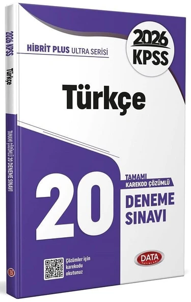 Data 2026 KPSS Türkçe Ultra 20 Deneme Çözümlü Data Yayınları ürün görseli 1