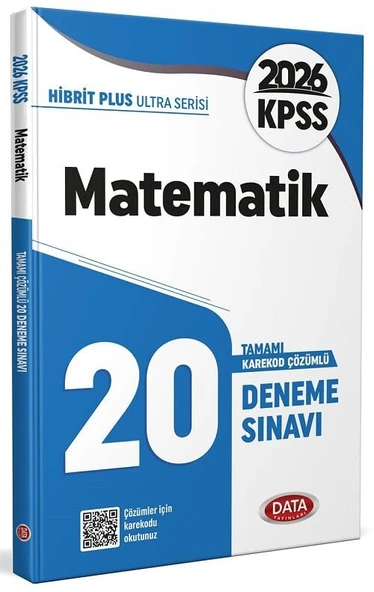 Data 2026 KPSS Matematik Ultra 20 Deneme Çözümlü Data Yayınları ürün görseli 1