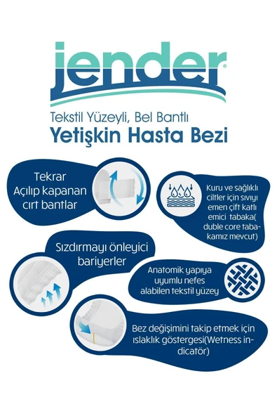 Jender Bel Bantlı M 30'lu 4 Paket - Resim 2