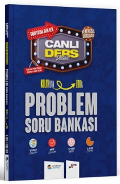 Akademi Denizi KPSS ALES DGS TYT Problemler Soru Bankası Çözümlü Akademi Denizi ürün görseli 1