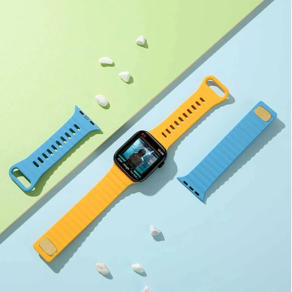 Watch 42mm Uyumlu-73 Silikon Kordon - Resim 3