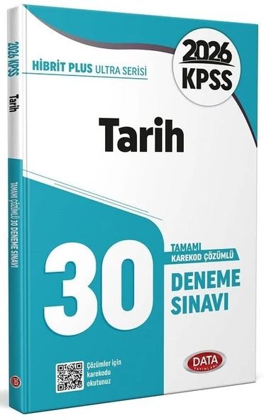 Data 2026 KPSS Tarih Ultra 30 Deneme Çözümlü Data Yayınları ürün görseli 1