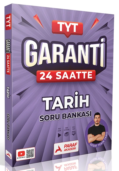 Paraf Yayınları TYT Sedat Tekin Tarih 24 Saatte Garanti Soru Bankası ürün görseli 1