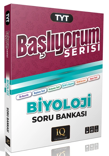 IQ Yayınları YKS TYT Biyoloji Başlıyorum Soru Bankası IQ Yayınları ürün görseli 1