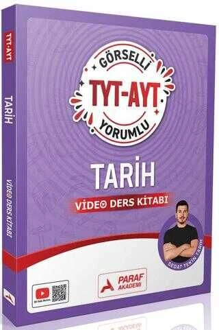 Paraf Yayınları TYT AYT Görselli Yorumlu Tarih Video Ders Kitabı ürün görseli 1