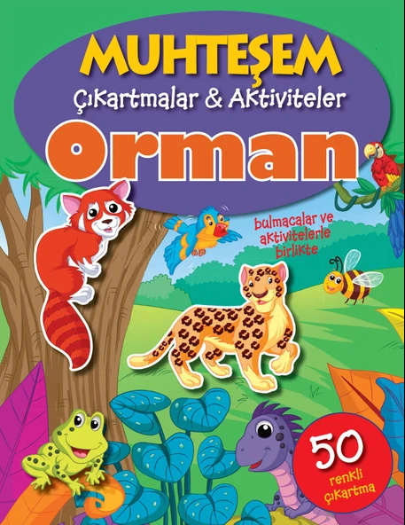 Muhteşem Çıkartmalar ve Aktiviteler - Orman ürün görseli 1