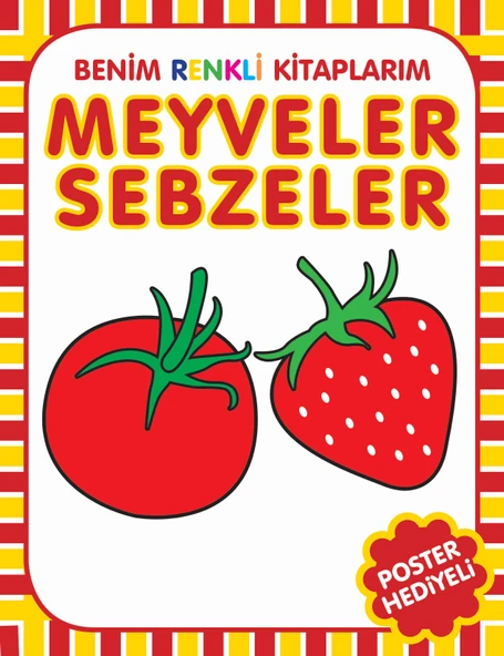Benim Renkli Kitaplarım Meyveler Sebzeler ürün görseli 1
