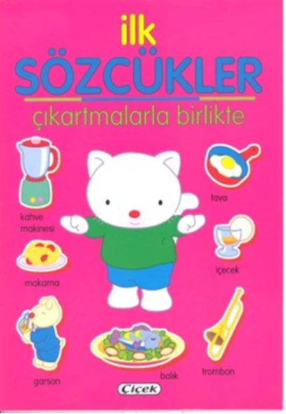 İlk Sözcükler - Çıkartmalarla Birlikte Pembe ürün görseli 1