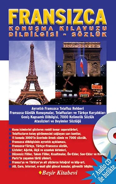 Fransızca Konuşma Kılavuzu Dilbilgisi - Sözlük (CD'li) ürün görseli 1