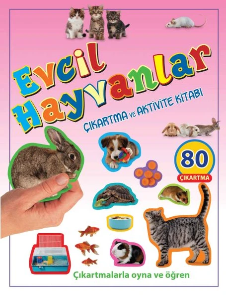 Evcil Hayvanlar - Çıkartma ve Aktivite Kitabı ürün görseli 1