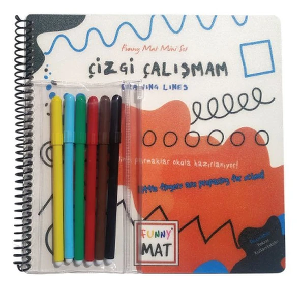 Çizgi Çalışmam - Funny Mat Mini Set (Aktivite Seti) ürün görseli 1