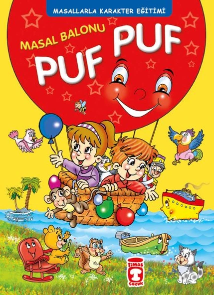 Masal Balonu Puf Puf -  Masallarla Karakter Eğitimi (Fleksi Cilt) ürün görseli 1