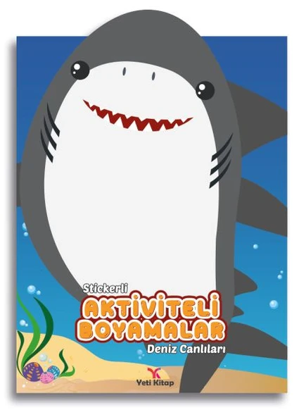 Stickerli Aktivite ve Boyamalar Deniz Canlıları ürün görseli 1