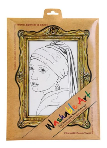 Funny Mat - Johannes Vermeer Gırl Wıth A Pearl Earrıng 25 X 35 Cm ürün görseli 1