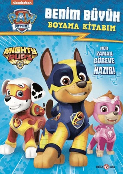 Paw Patrol Benim Büyük Boyama Kitabım ürün görseli 1