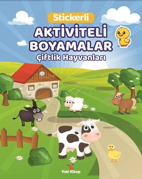 Çiflik Hayvanları Aktiviteli Boyamalar ürün görseli 1