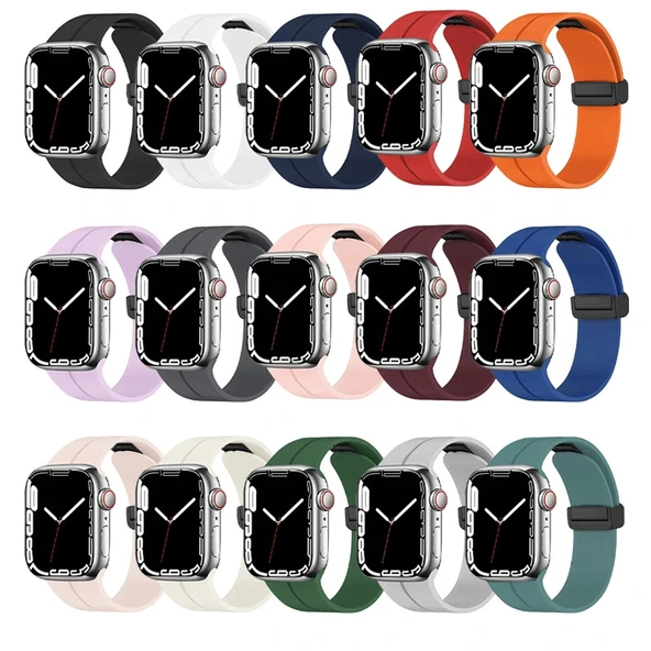 Watch 44mm Uyumlu-84 Silikon Kordon - Resim 2