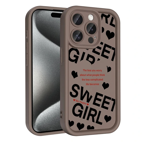 iPhone 15 Pro Kılıf Kamera Korumalı Baskılı Arka Yüzey Klas Kapak ürün görseli 1