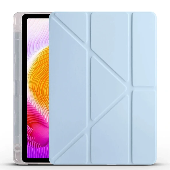 Xiaomi Redmi Pad SE Kılıf Tri Folding Kalem Bölmeli Standlı Kılıf ürün görseli 1