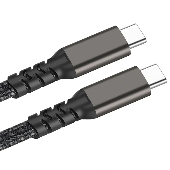 2.Jenerasyon Type-C to Type-C USB3.2 PD Data Kablosu 100W 20Gbps 4K@60Hz 0.5 Metre ürün görseli 1