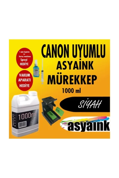Canon Yazıcı Kartuş Dolum Mürekkep Siyah 1000ml ürün görseli 1
