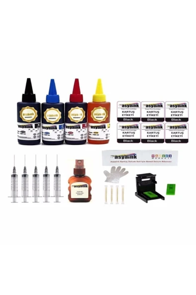 Canon E204 E304 E3140 E3340 E4240 Kartuş Dolum Seti Pg46/cl56 - Resim 2