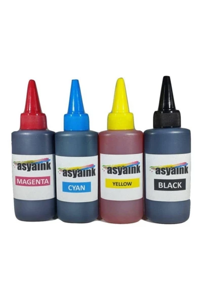 Canon Uyumlu Kartuş Dolum Mürekkep Seti 4x100ml ürün görseli 1