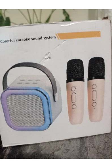 Arden taşınabilir bluetoothlu karaoke hoparlör - Resim 2