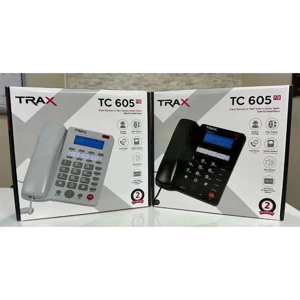Epilons Trax TC-605 Ekranlı Masaüstü Kablolu Telefon ürün görseli 1