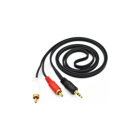 Nivatech Ntc 421 3,5mm To 2rca Ses Kablo - 3m ürün görseli 1