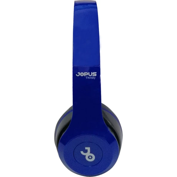 Jopus Thirsty Kablosuz Kulak Üstü Bluetooth Kulaklık - Mavi ürün görseli 1