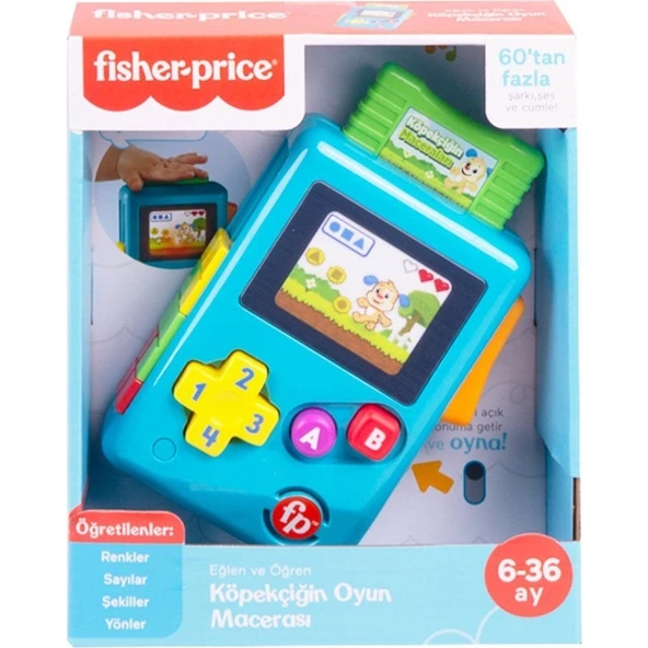 Fisher-Price Köpekçiğin Oyun Macerası Müzikli ve Işıklı Eğitici Aktivite Oyuncağı – Renkli Plastik Tasarım, 1+ Yaş ürün görseli 1