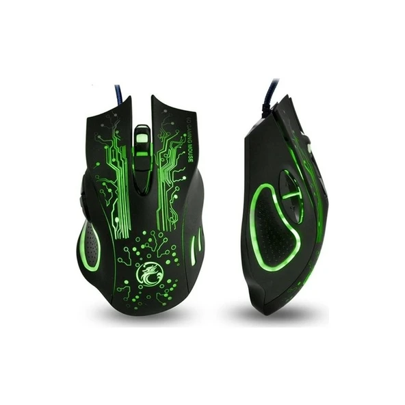 X9 LED Işıklı Oyuncu Mouse ürün görseli 1
