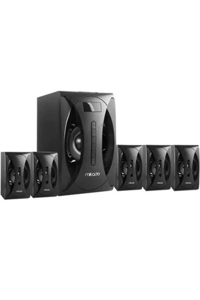 Mikado Md-512 5+1 Siyah Fm Radyolu Speaker ürün görseli 1