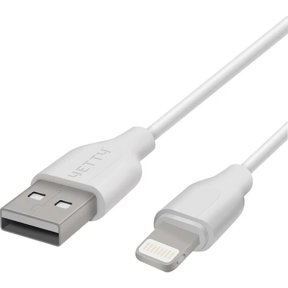 Yetty Lightning Şarj ve Data Kablosu 20cm ürün görseli 1