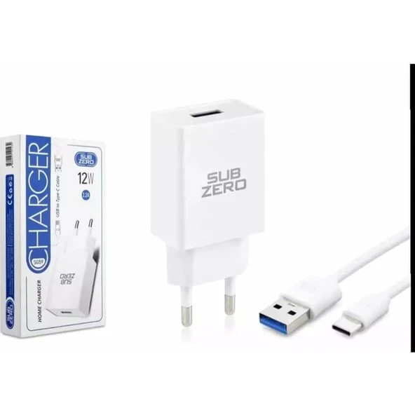 Subzero SG59 12W 2.2A Type-C Ev Şarj Aleti ürün görseli 1