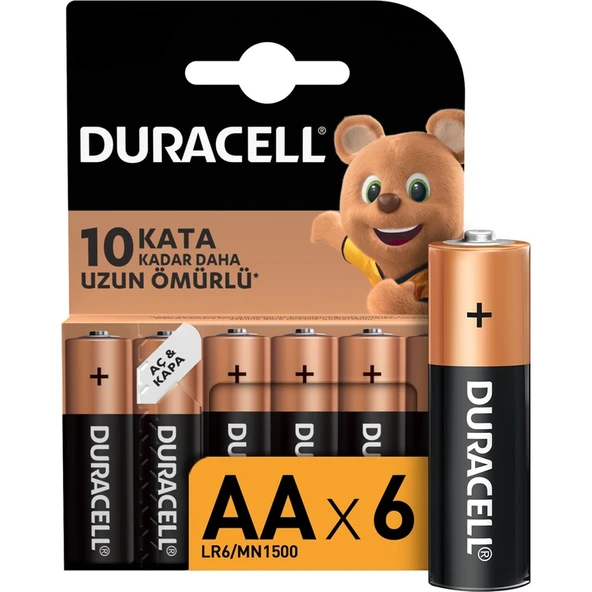 Duracell Basic 6'lı Kalem Pil Aa ürün görseli 1