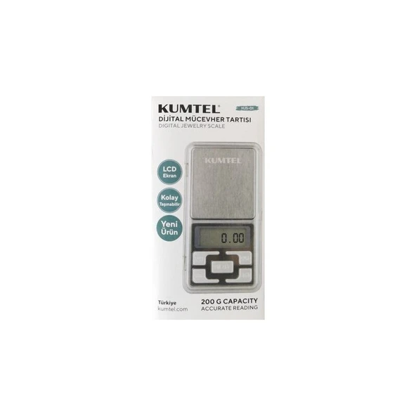 Kumtel Hjs-01 Dijital Hassas Mücevher Cep Tartısı ürün görseli 1
