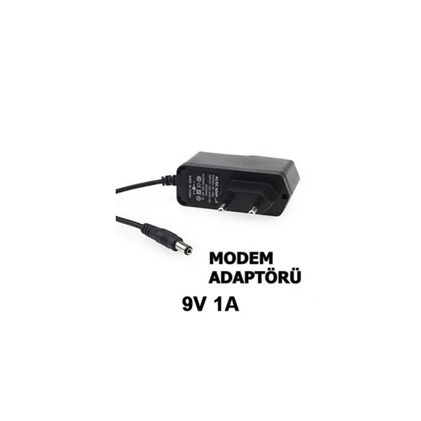 9V / 1A Modem Adaptörü ürün görseli 1