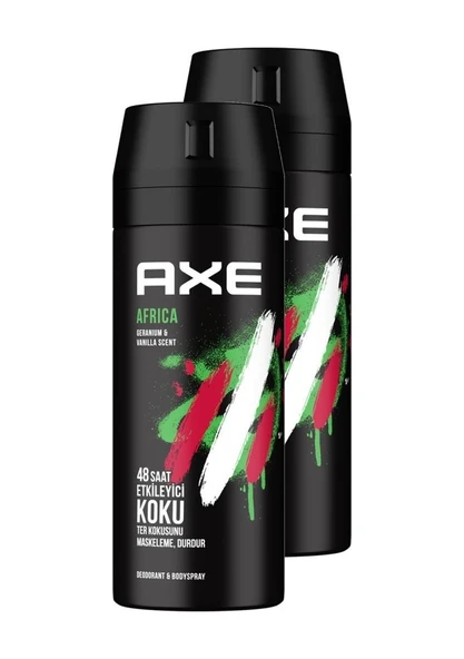 Axe Africa Erkek Sprey Deodorant 150 ML x 2 ürün görseli 1