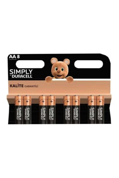 Duracell Aa8 Simply Pil ürün görseli 1