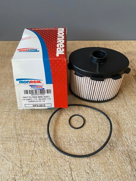 Monreal MFN-0012 Yakıt Filtresi Berlingo I 1.9 JUMPY I 1.9 Fiat SCUDO I 1.9 TOYOTA COROLLA VIII 1.7 1.9D ürün görseli 1