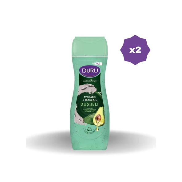 Duru Well Threapy Avokado& Kil Duş Jeli 450 Ml - 2 Adet ürün görseli 1