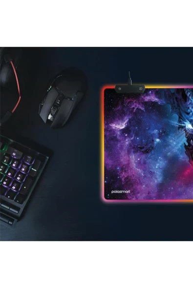 Polosmart PGM26 Gaming Işıklı Mouse Pad - Resim 2